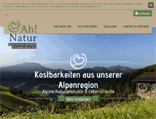 Tablet Screenshot of ahrntalnatur.com